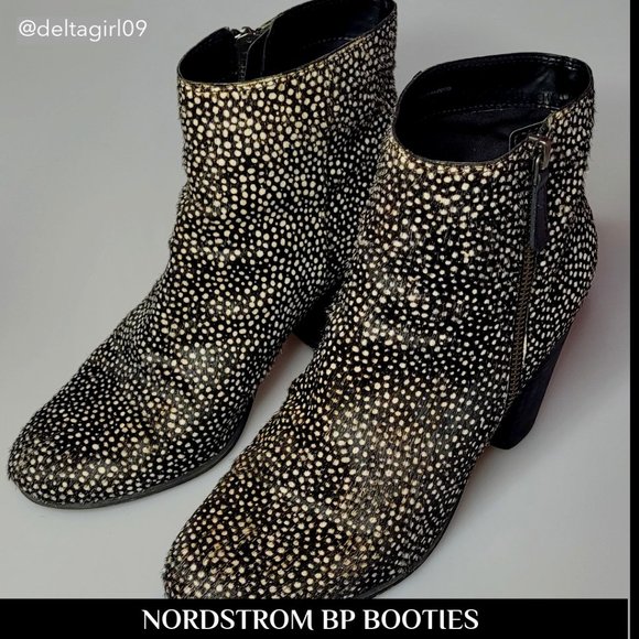 bp Shoes - NORDSTROM BP CALF-HAIR BOOTIES SIZE 9!!